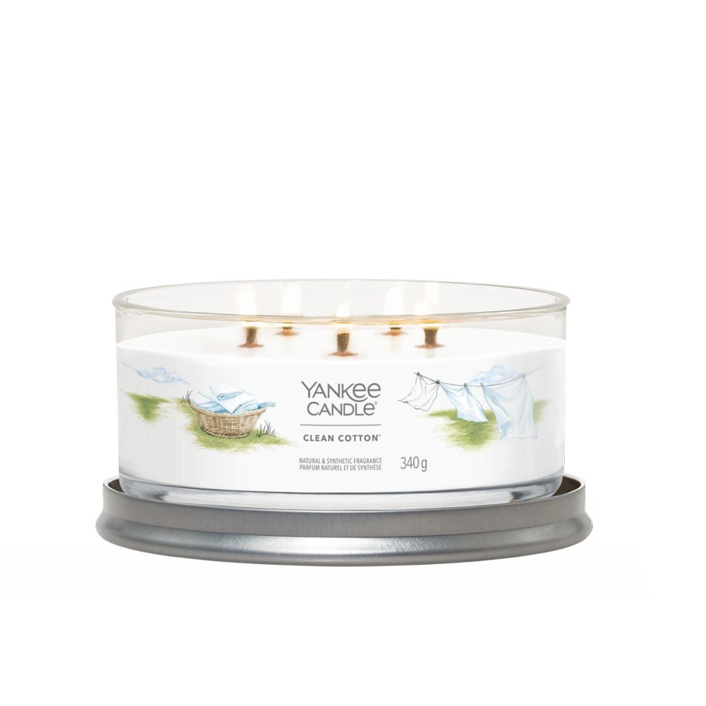 Yankee Candle Clean Cotton Medium 5-Wick Jar Extra Image 1